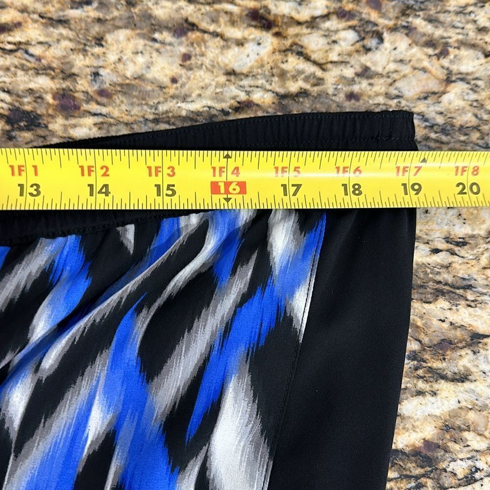 Cache Drawstring Waist Straight Leg Mid Rise Printed Pants Size 8 - Picture 6 of 9